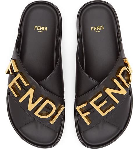 fendi pool slides women's